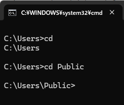 【コマンド】cd